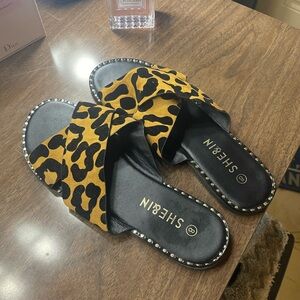 SHEIN Black Studded Women's Sandals